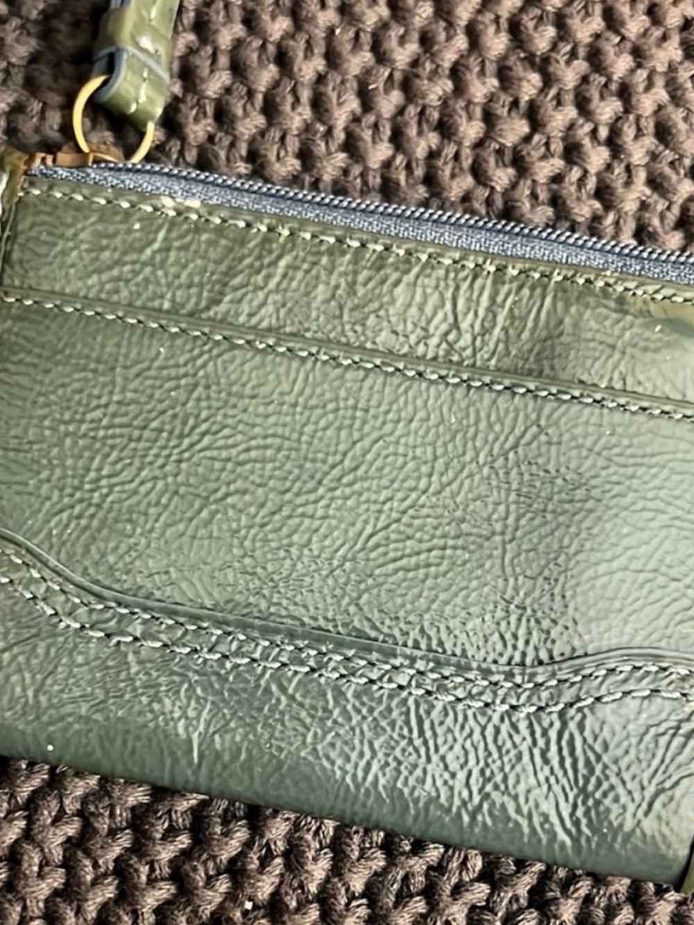 COACH 💕 GUC Card Holder Tattersall Lining Patent Leather - Picture 3 of 3